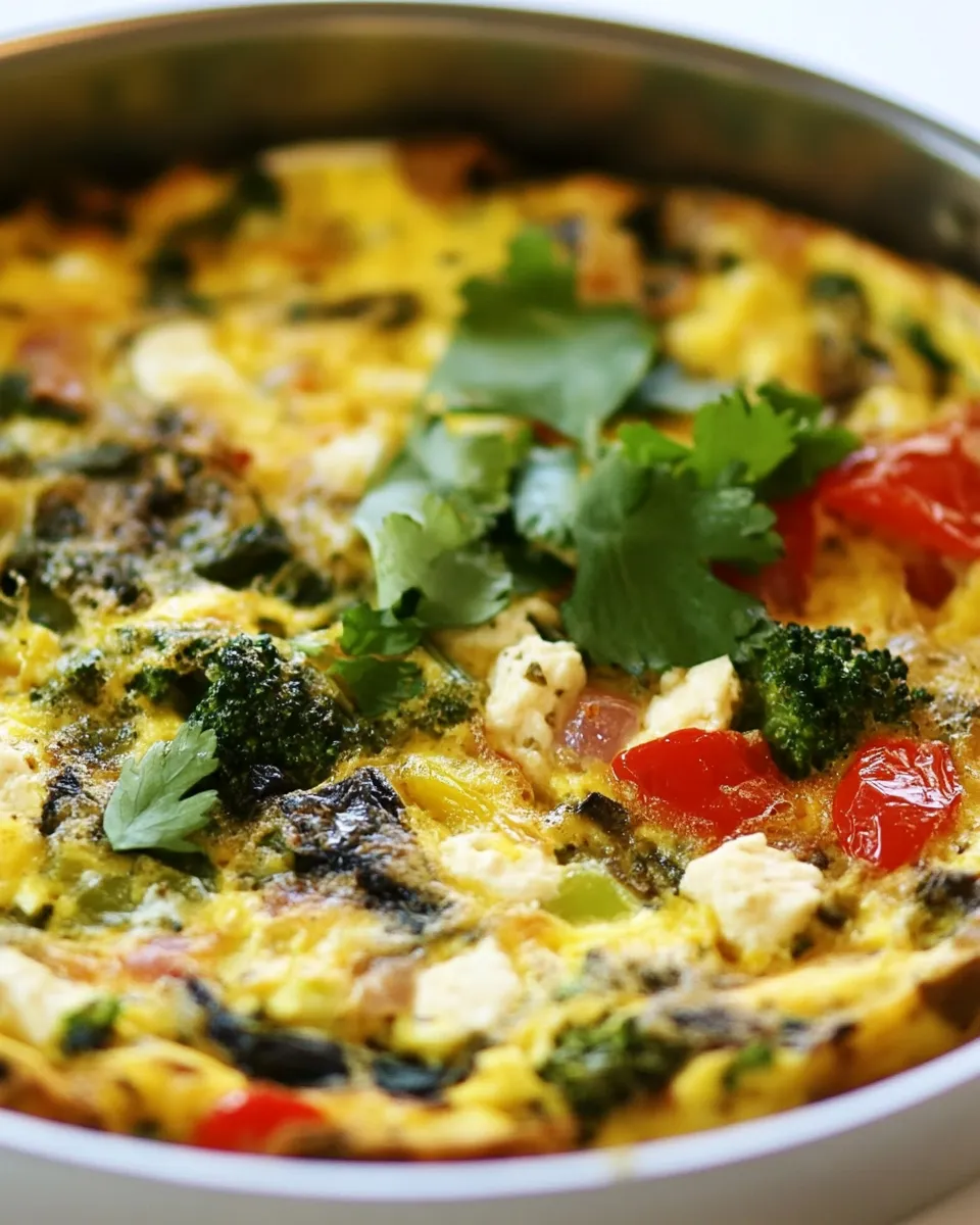 Easy Leftover Veggie Frittata recipe photo