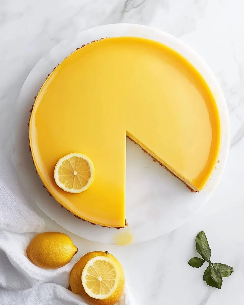 Classic Lemon Cheesecake Recipe image