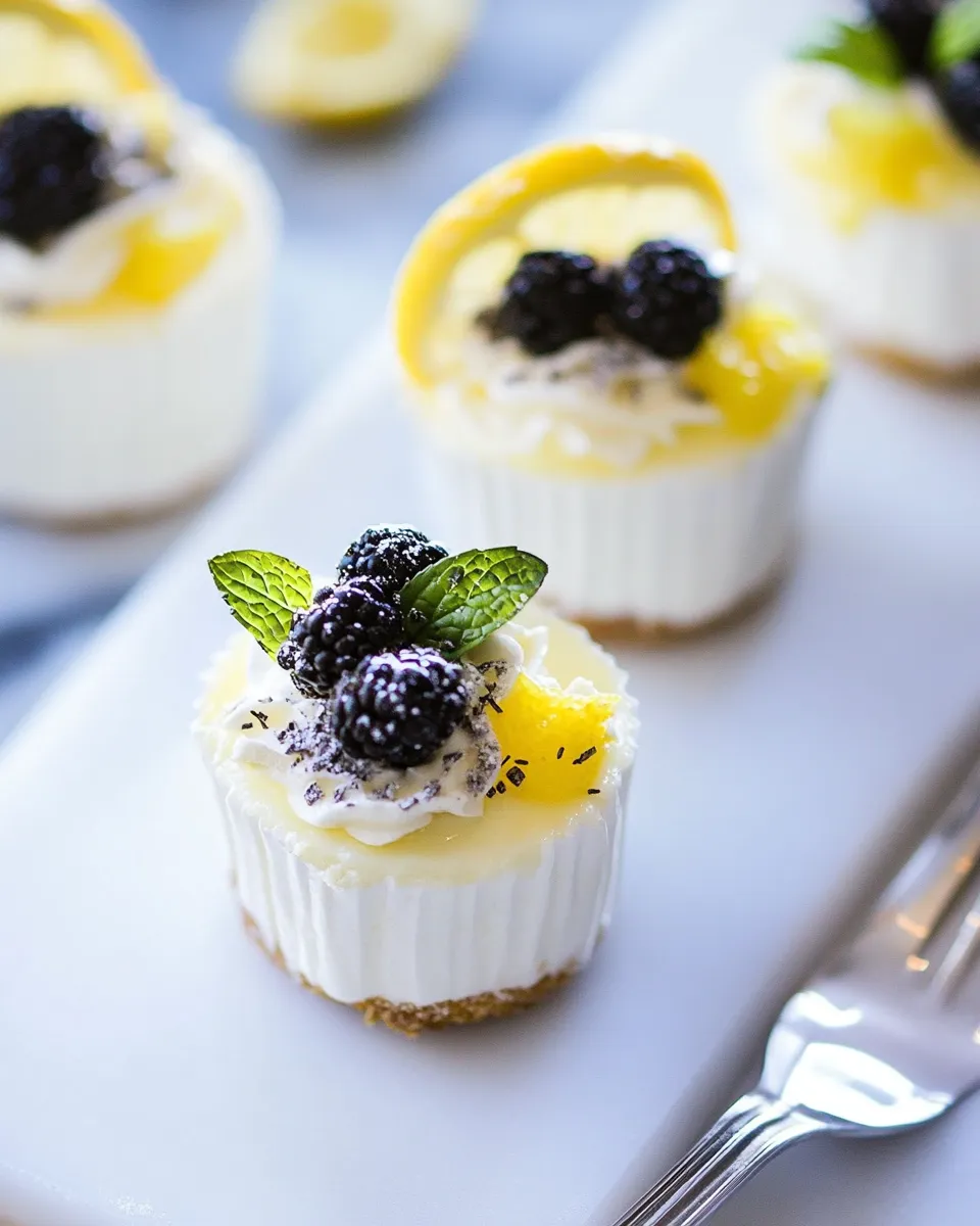 Classic Lemon Cheesecake Yogurt Cups image