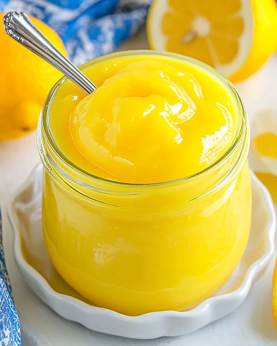 Delicious Lemon Curd Recipe shot