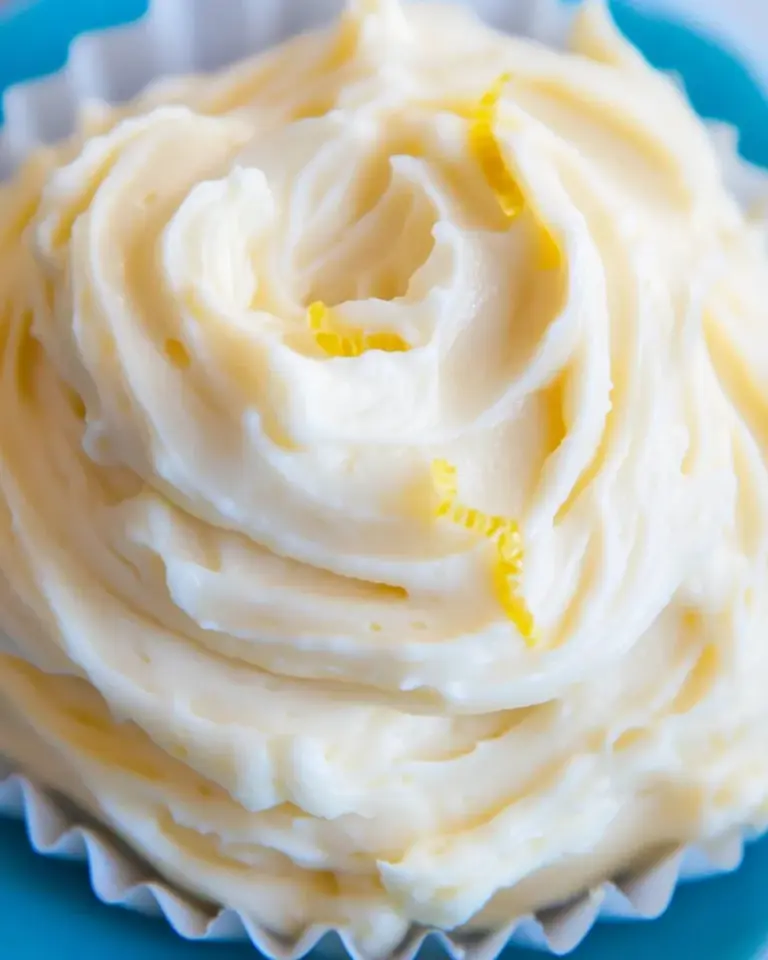 Homemade Lemon Zested Cream Cheese Frosting photo