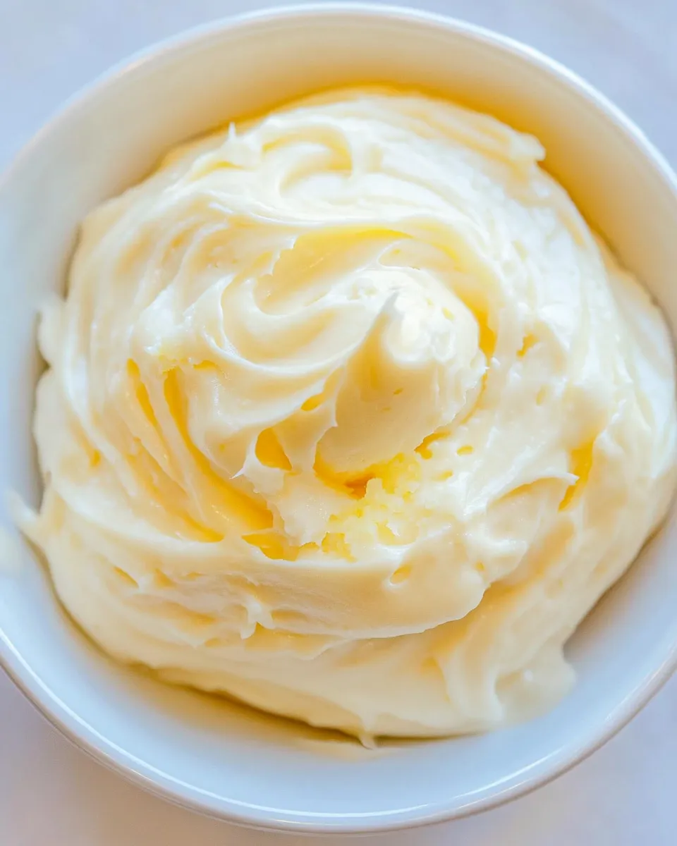 Delicious Lemon Zested Cream Cheese Frosting shot