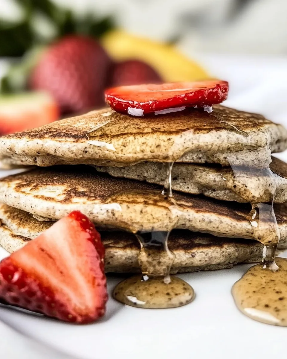 Healthy Light and Fluffy Buckwheat Pancakes shot