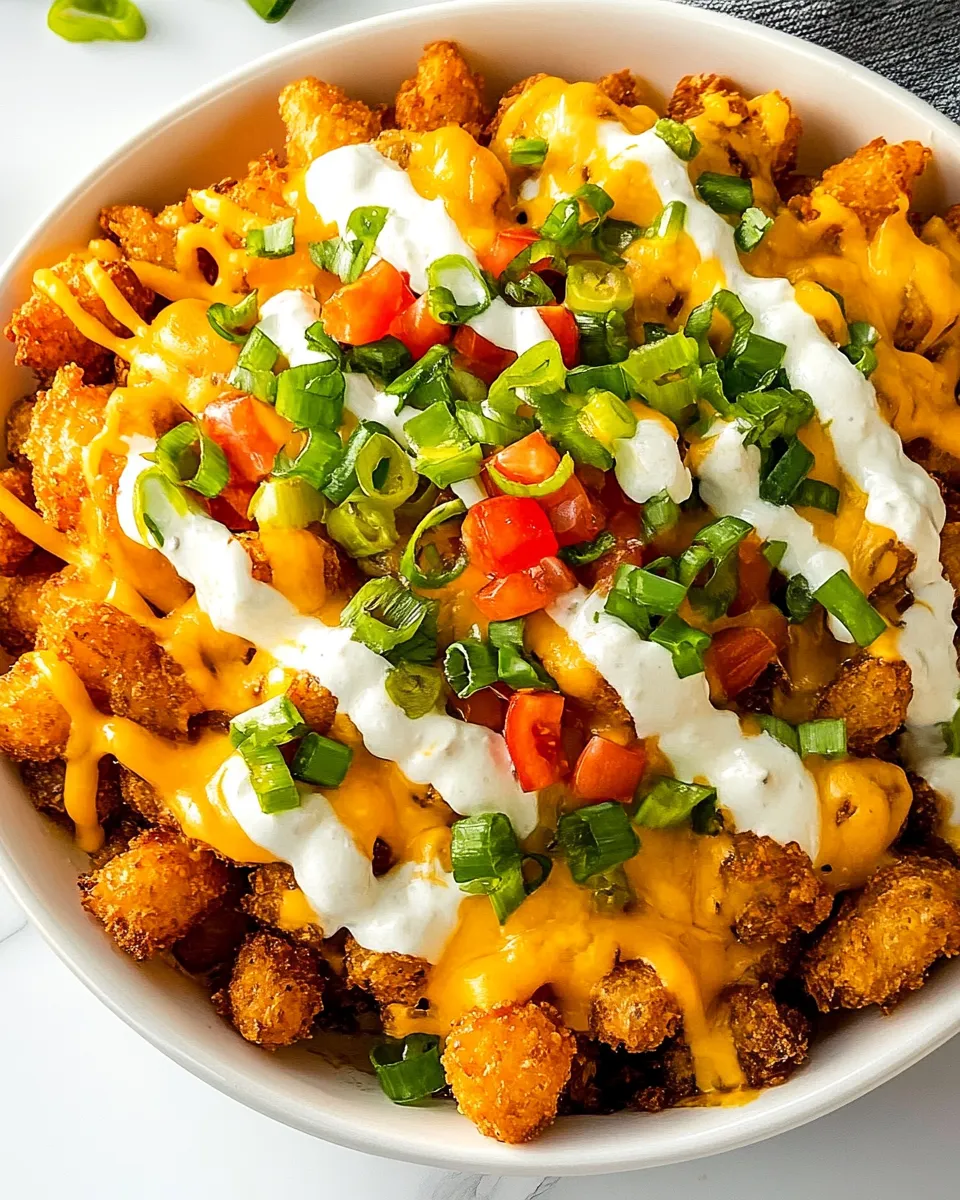 Homemade Loaded Tater Tots (Totchos) photo