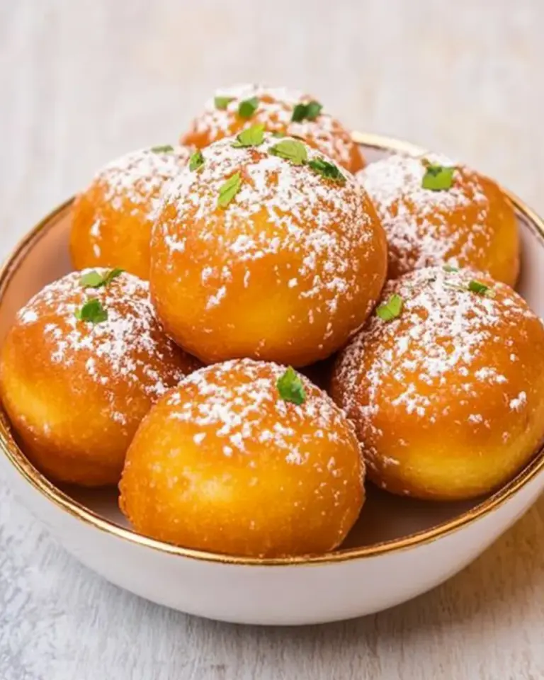 Homemade Lokma: Fried Donuts Dipped in Syrup photo
