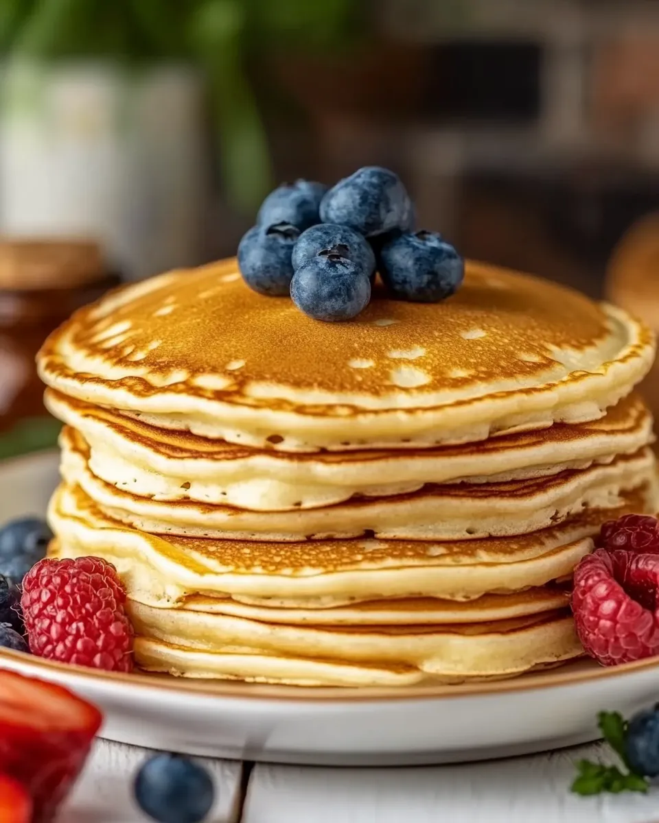 Homemade Low Calorie Pancakes photo