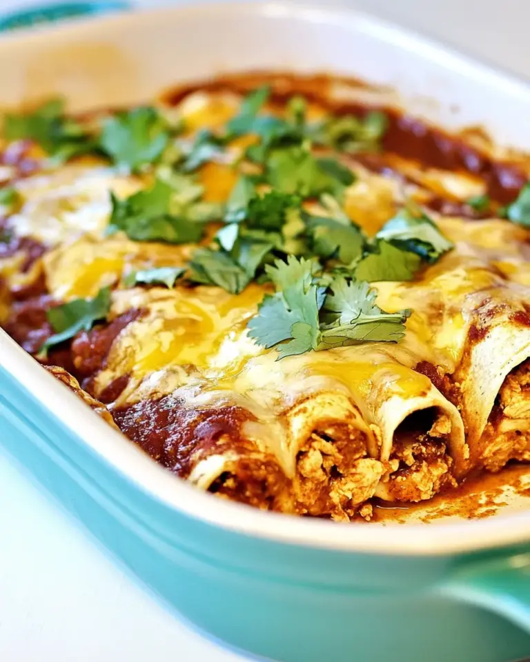 Homemade Low Carb Enchiladas Cheesy Chicken Filling photo