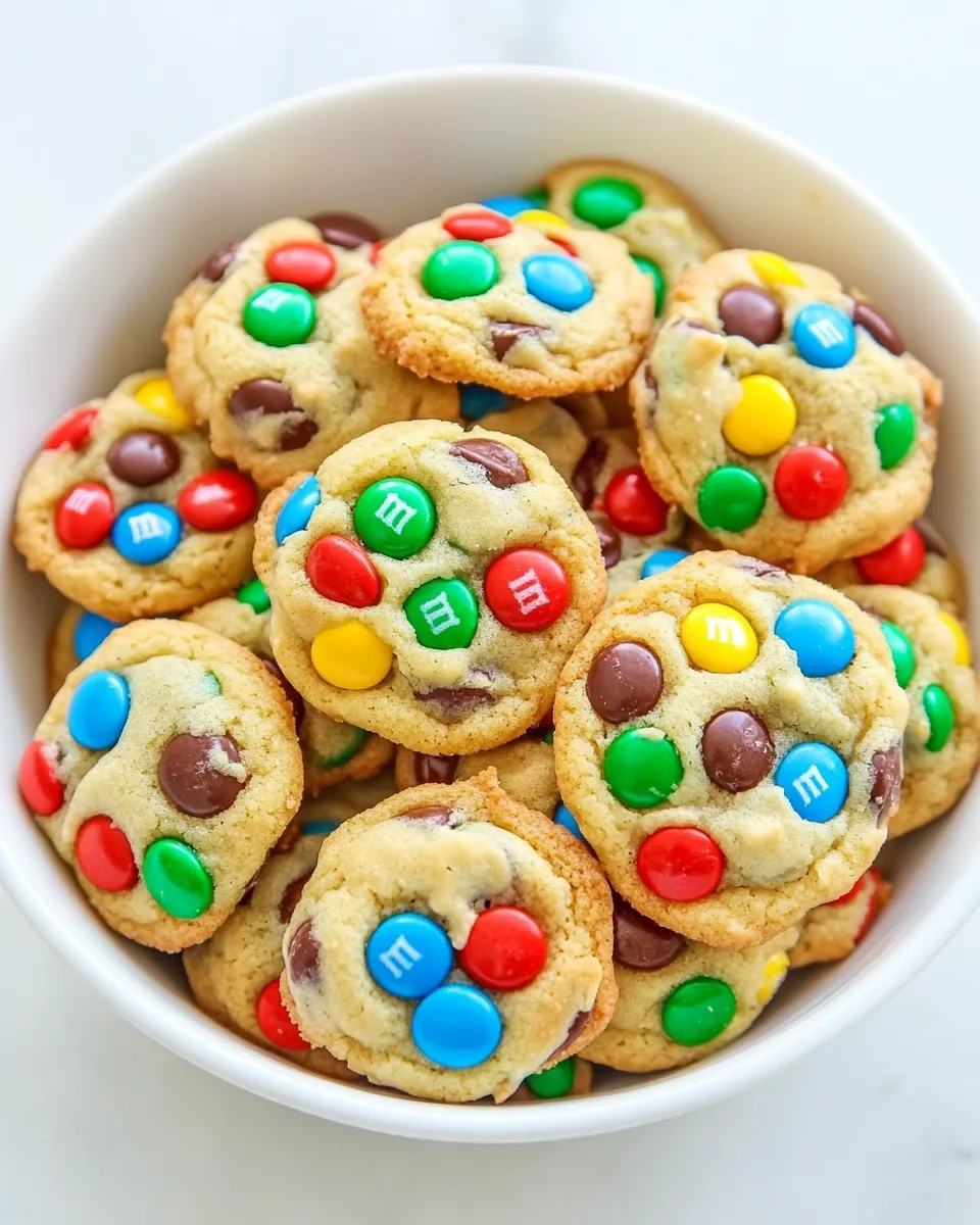 Delicious M&M Cookie Bites image