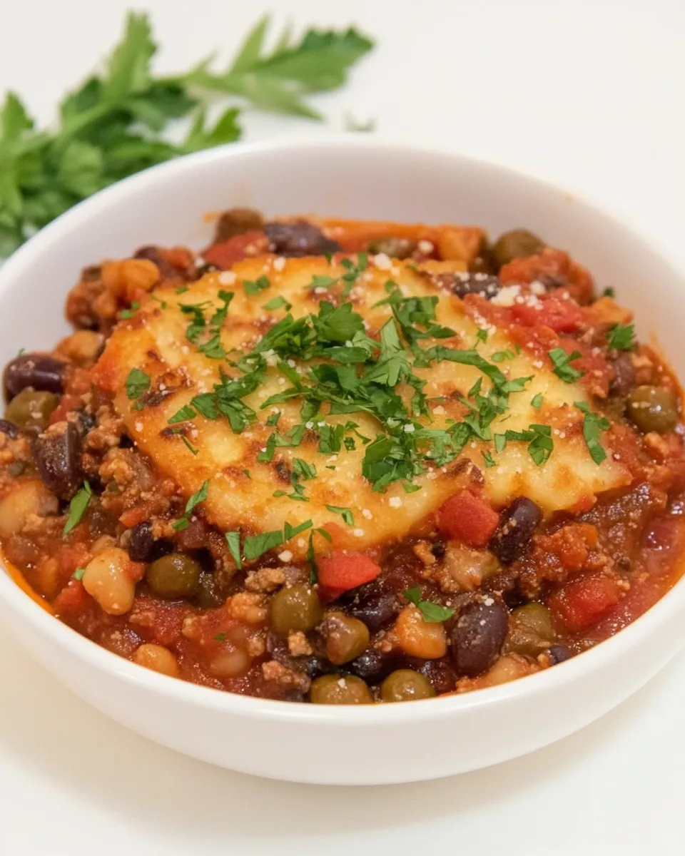 Delicious Maghmour (Lebanese Moussaka) shot