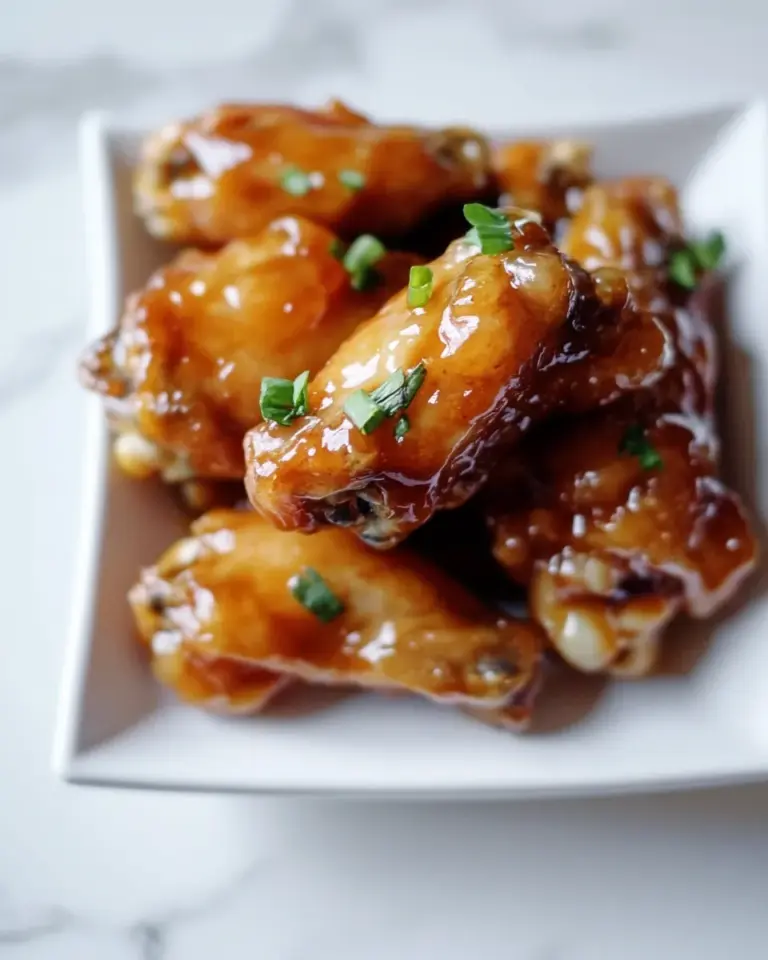 Homemade Maple Glazed Chicken Wings Recipe photo