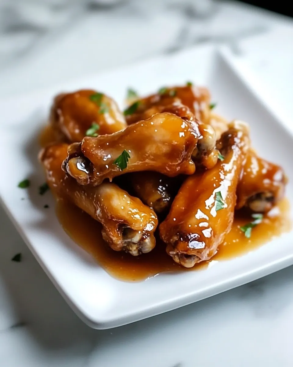 Easy Maple Glazed Chicken Wings Recipe recipe photo