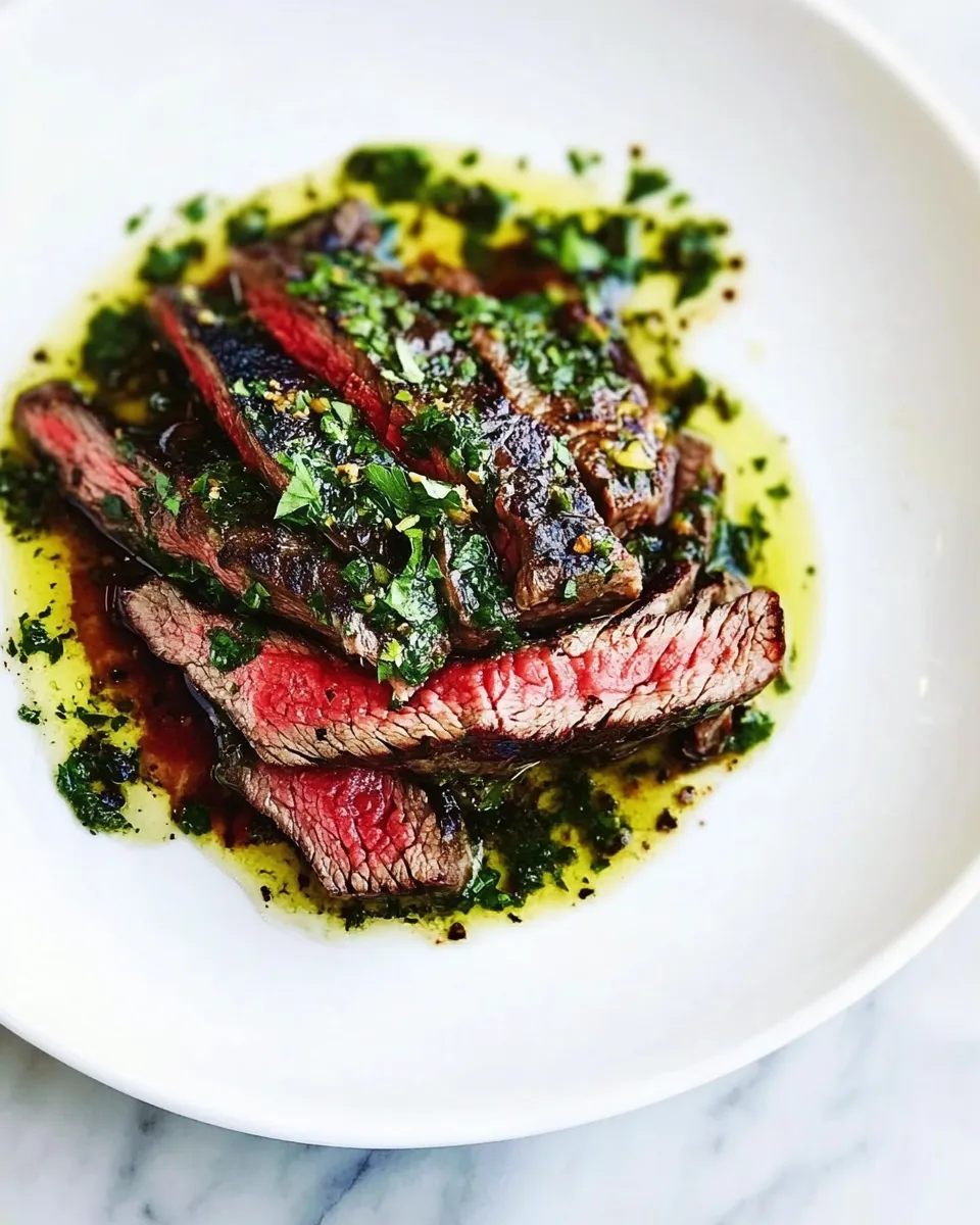 Savory Marinated Skirt Steak shot