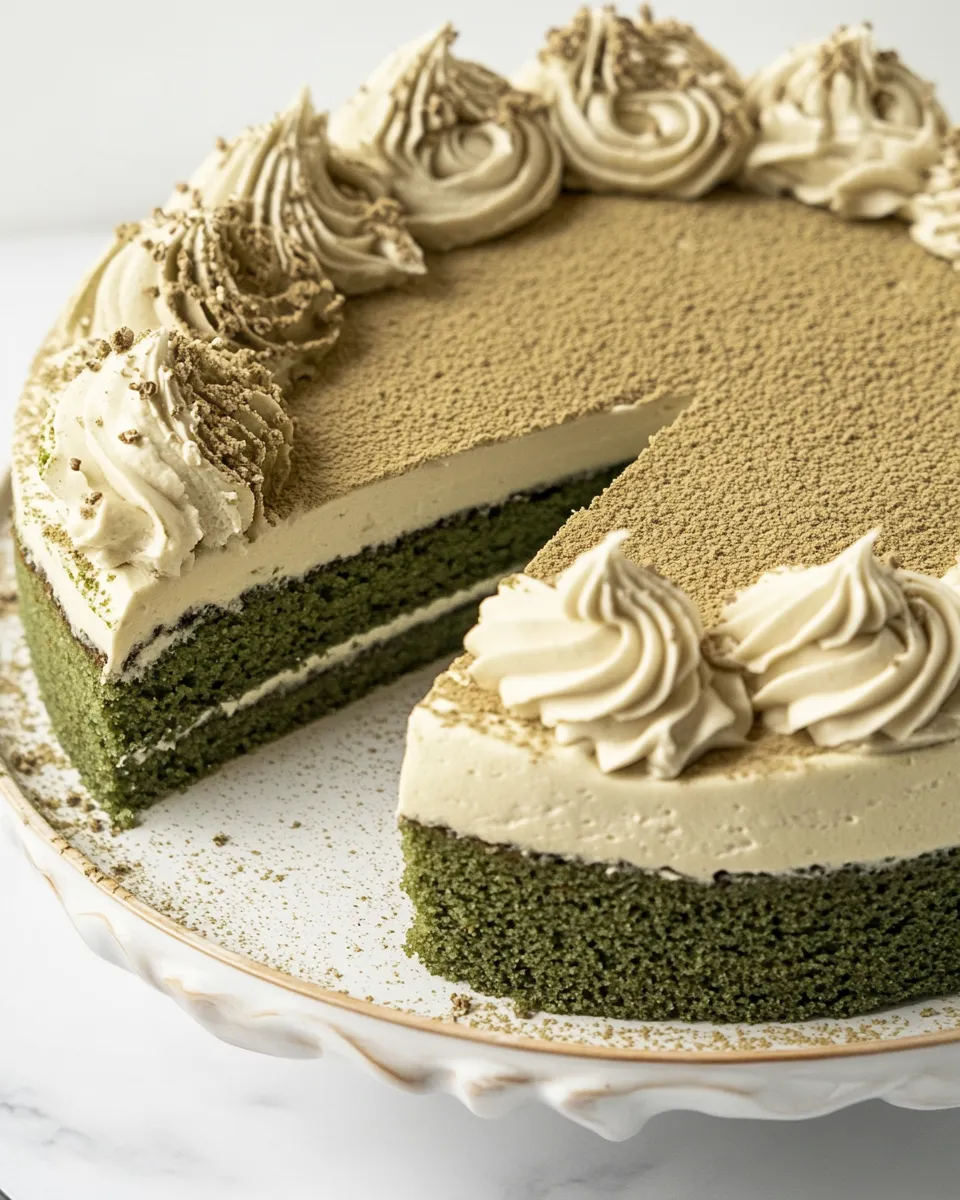 Delicious Matcha Cake image