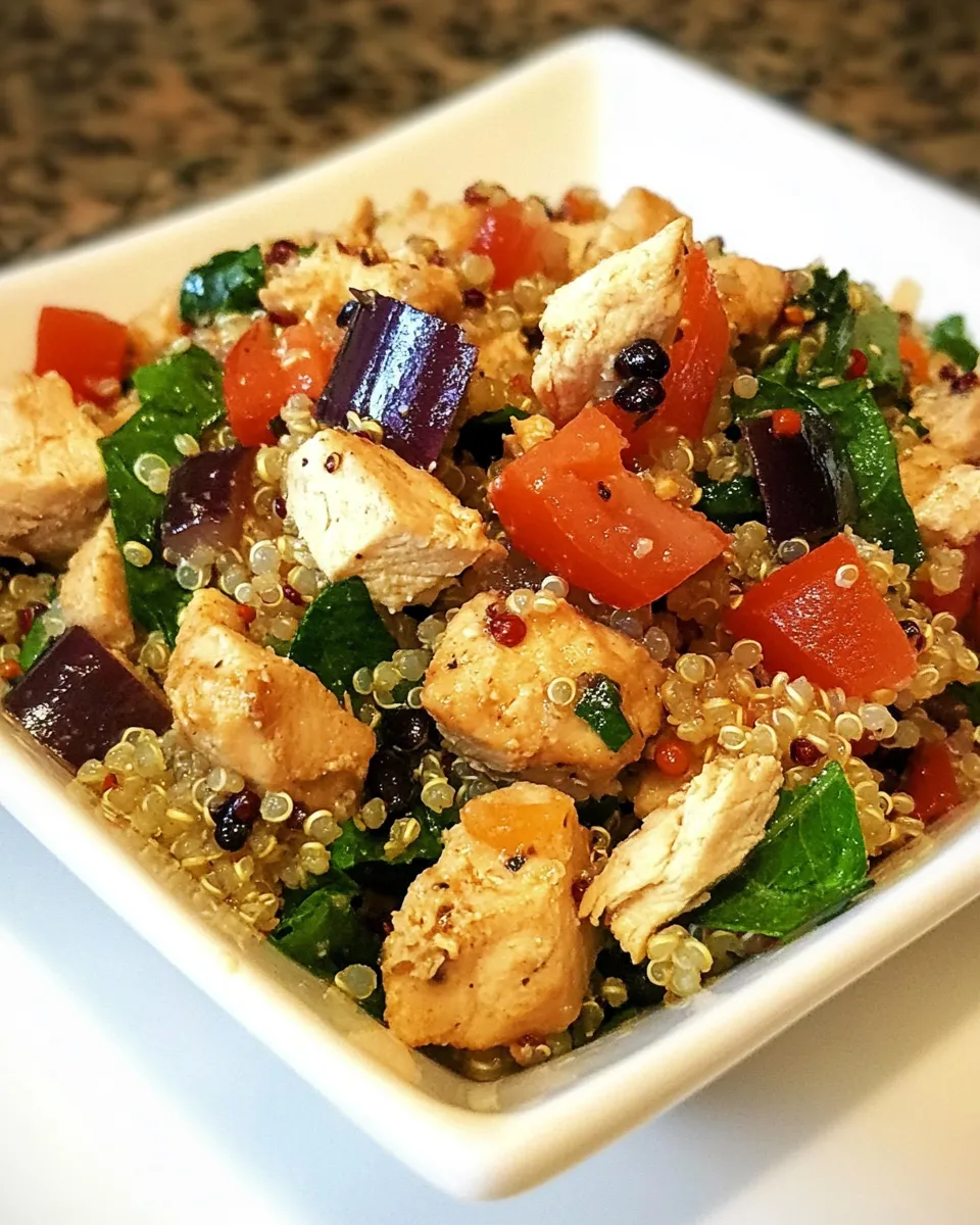 Classic Mediterranean Chicken Quinoa Salad image