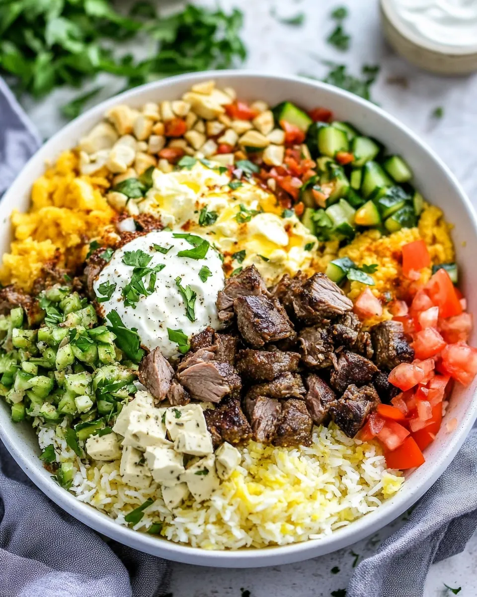 Easy Mediterranean Lamb Bowls photo
