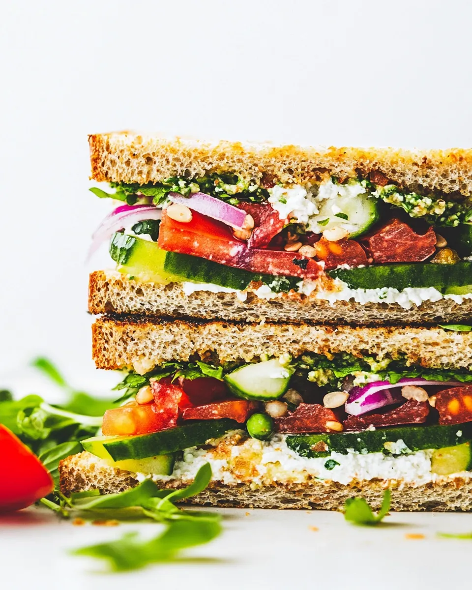 Easy Mediterranean Sandwich recipe photo