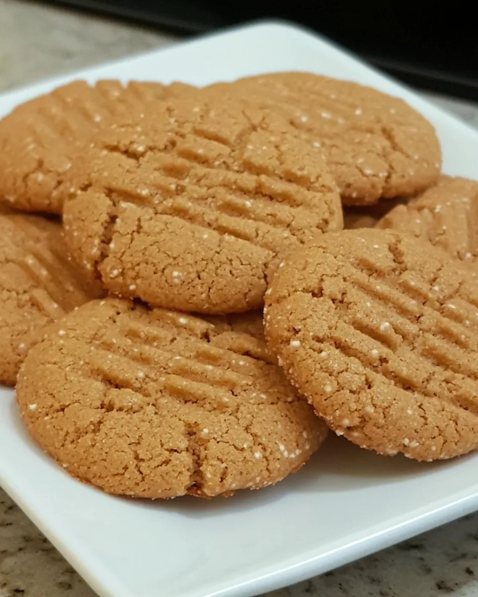 Classic Mega Healthy Peanut Butter Cookies image