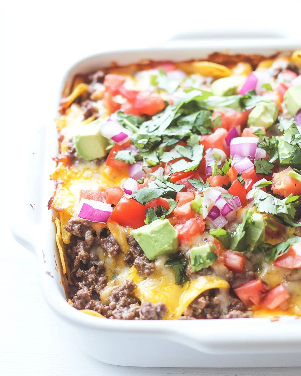 Classic Mexican Beefy Nacho Casserole image