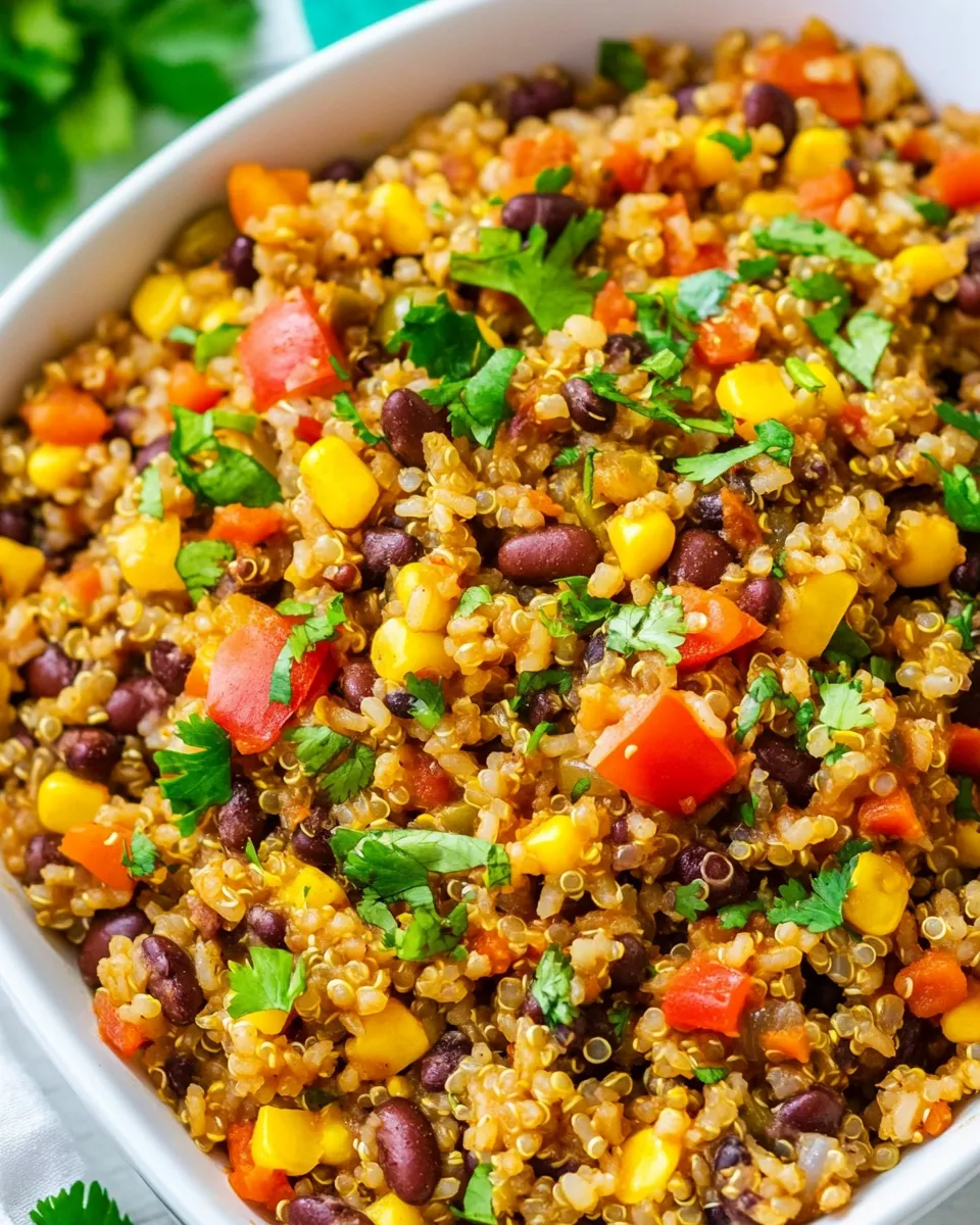 Homemade Mexican Rice, Beans, and Quinoa Medley photo