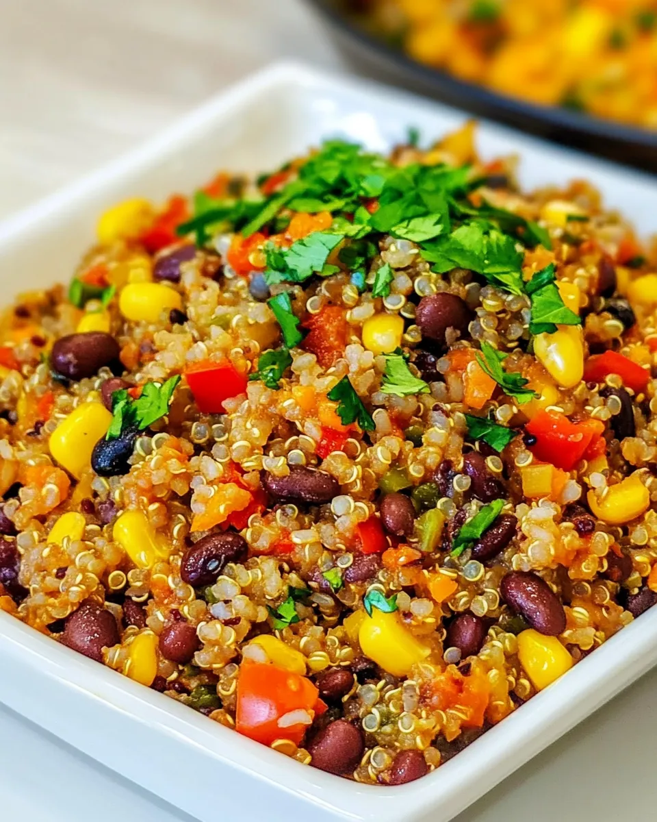 Easy Mexican Rice, Beans, and Quinoa Medley recipe photo