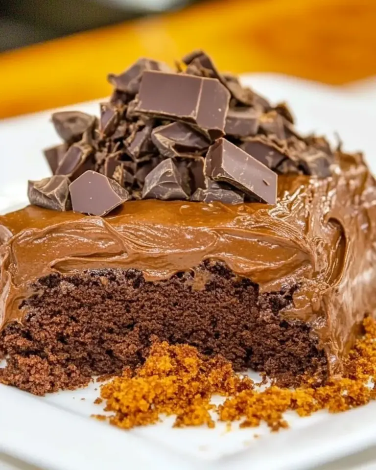 Homemade Midnight Chocolate Cake photo