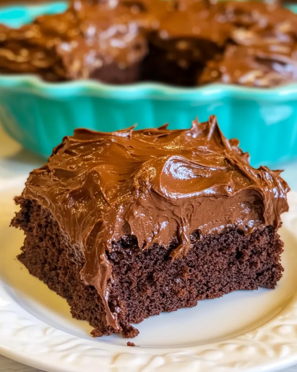 Easy Midnight Chocolate Cake recipe photo