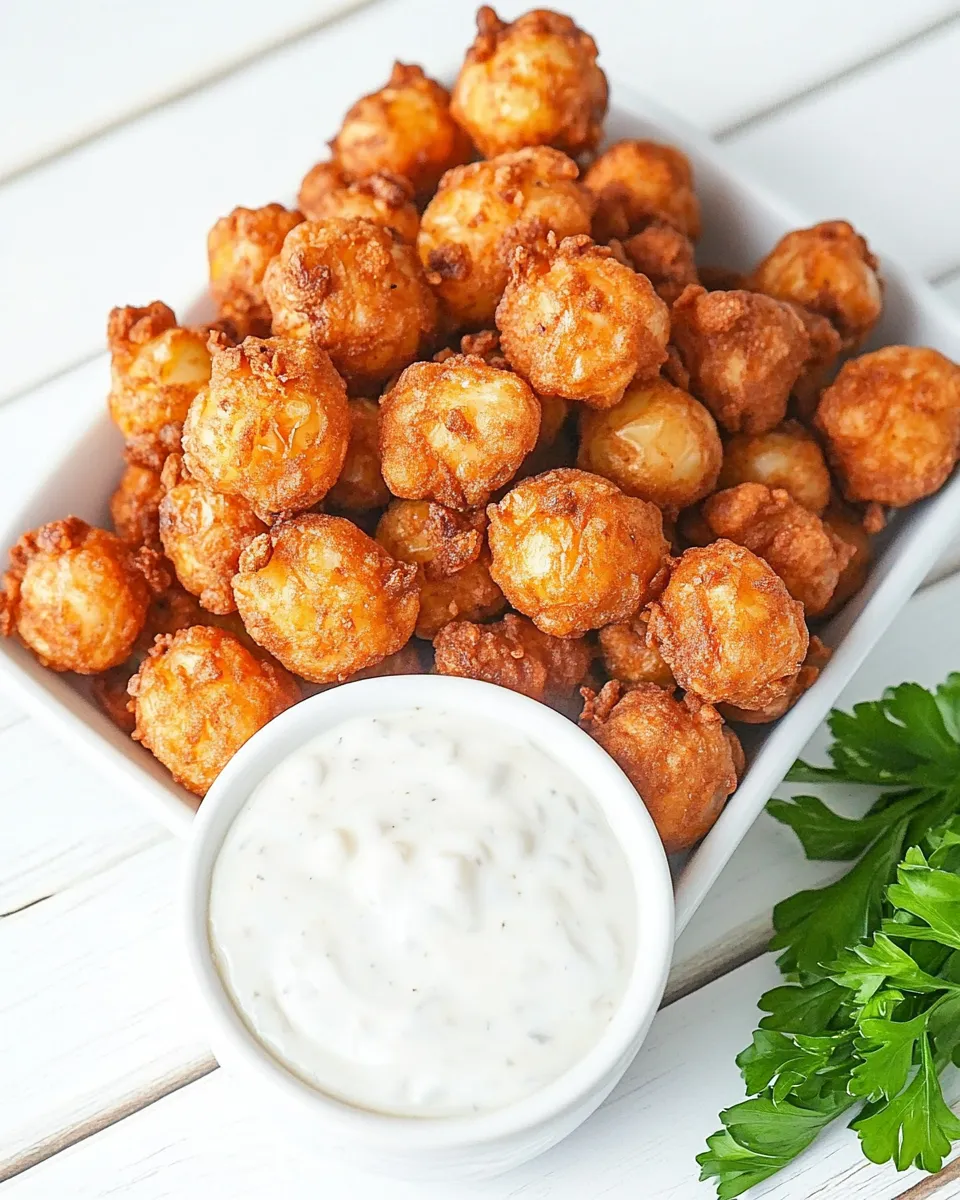 Savory Mini Bloomin Pearl Onions shot