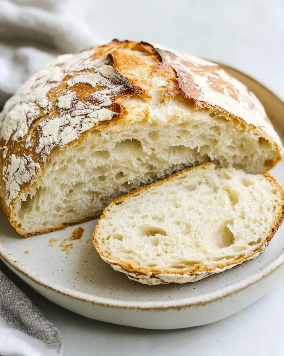 Delicious Miracle No Knead Bread shot