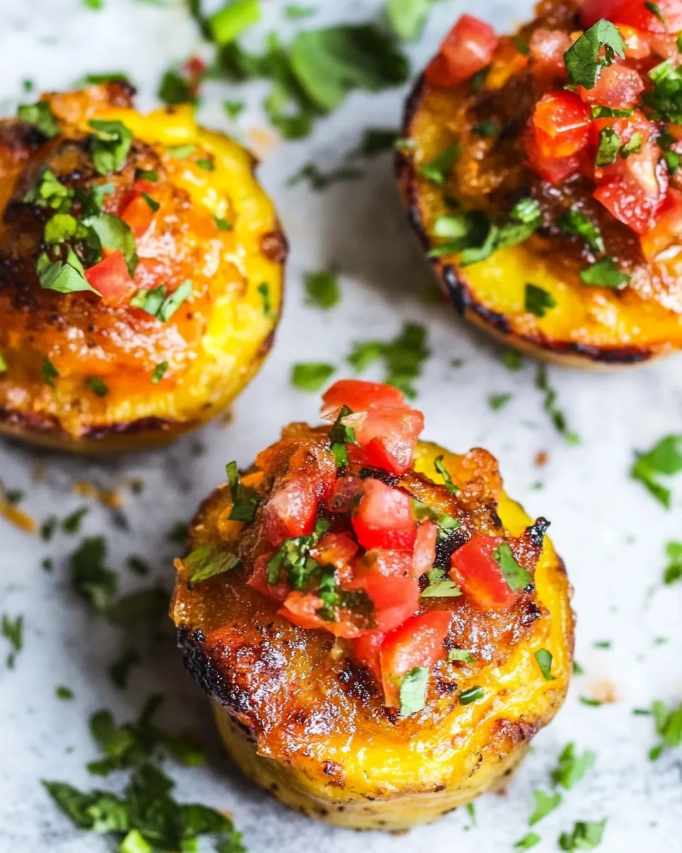Classic Mofonguitos Maduros (Ripe Plantain Cups w. Spicy Chicken) image