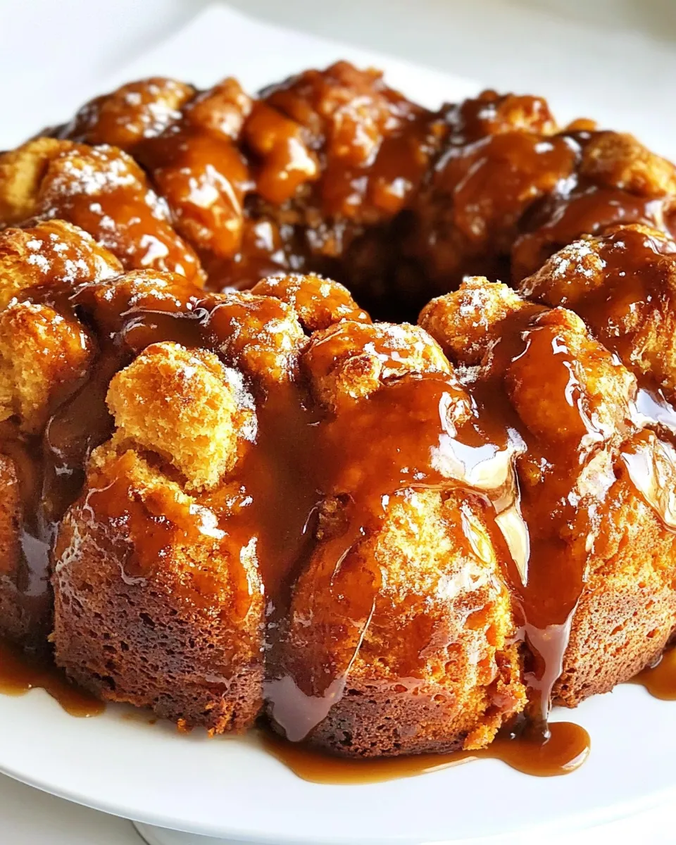 Delicious Monkey Bread with Canned Biscuits shot