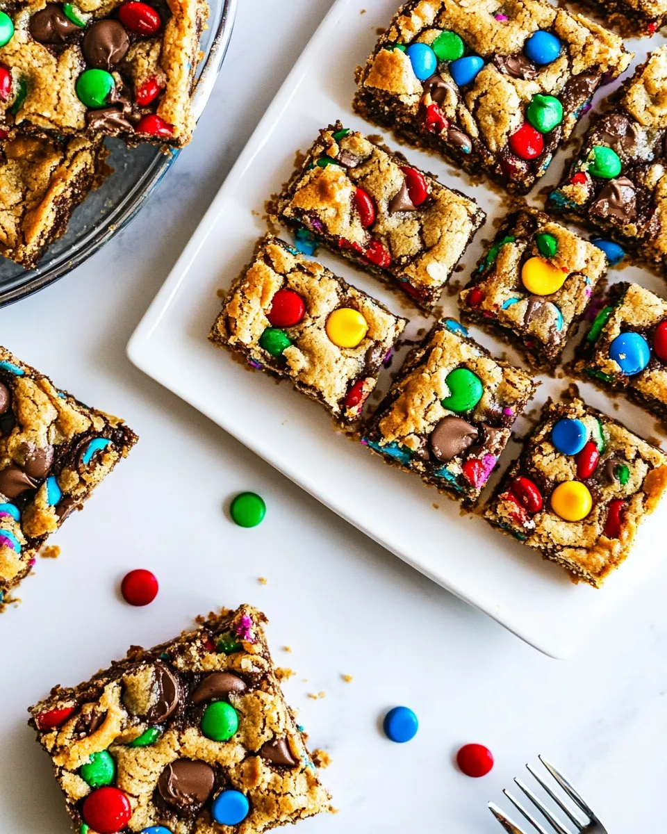 Classic Monster Cookie Bars image