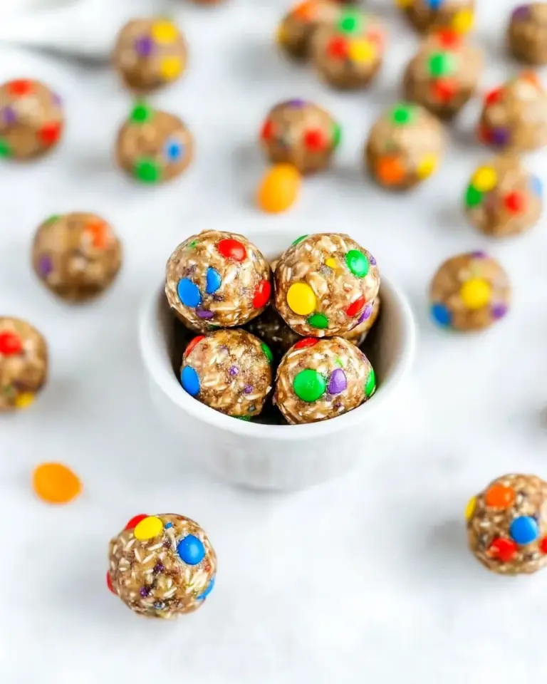 Homemade Monster Energy Balls recipe photo