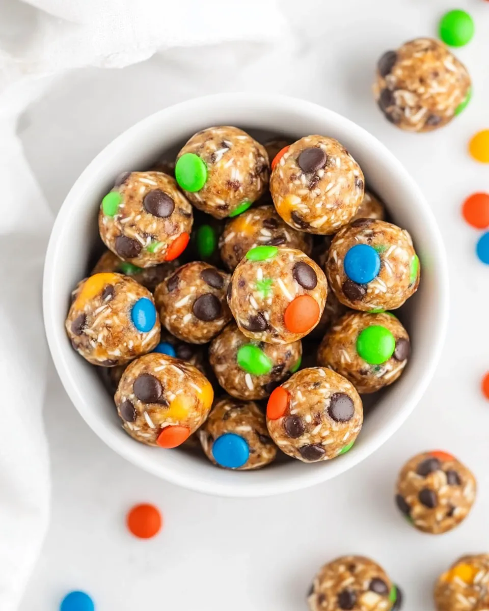 Quick Monster Energy Balls food shot