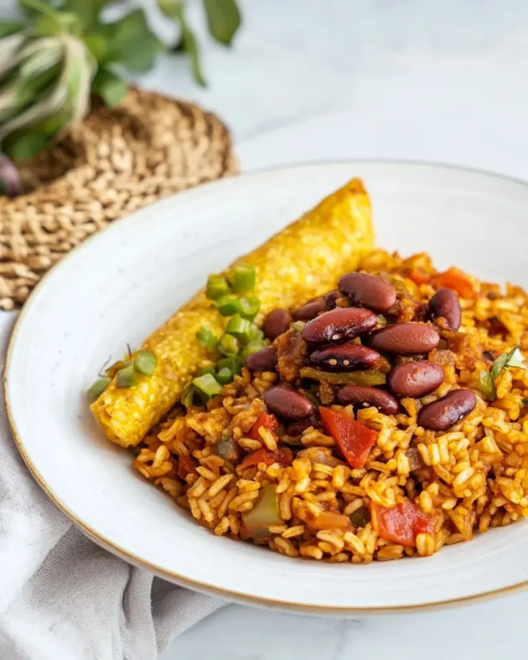 Homemade Moro de Habichuelas (Rice and Beans) photo