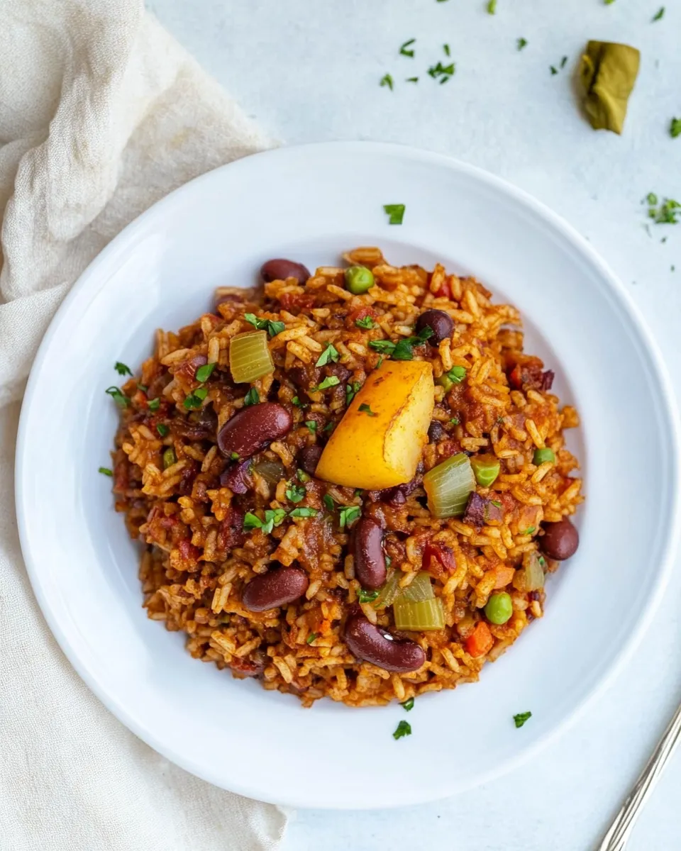 Easy Moro de Habichuelas (Rice and Beans) recipe photo