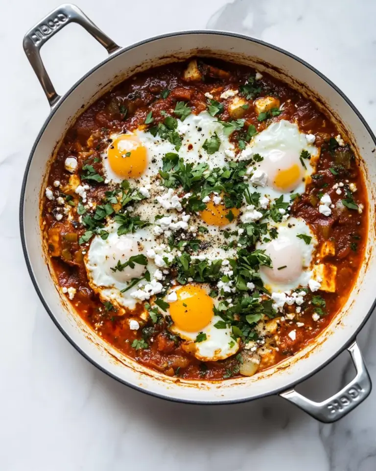 Homemade Moroccan Eggs Shakshuka photo