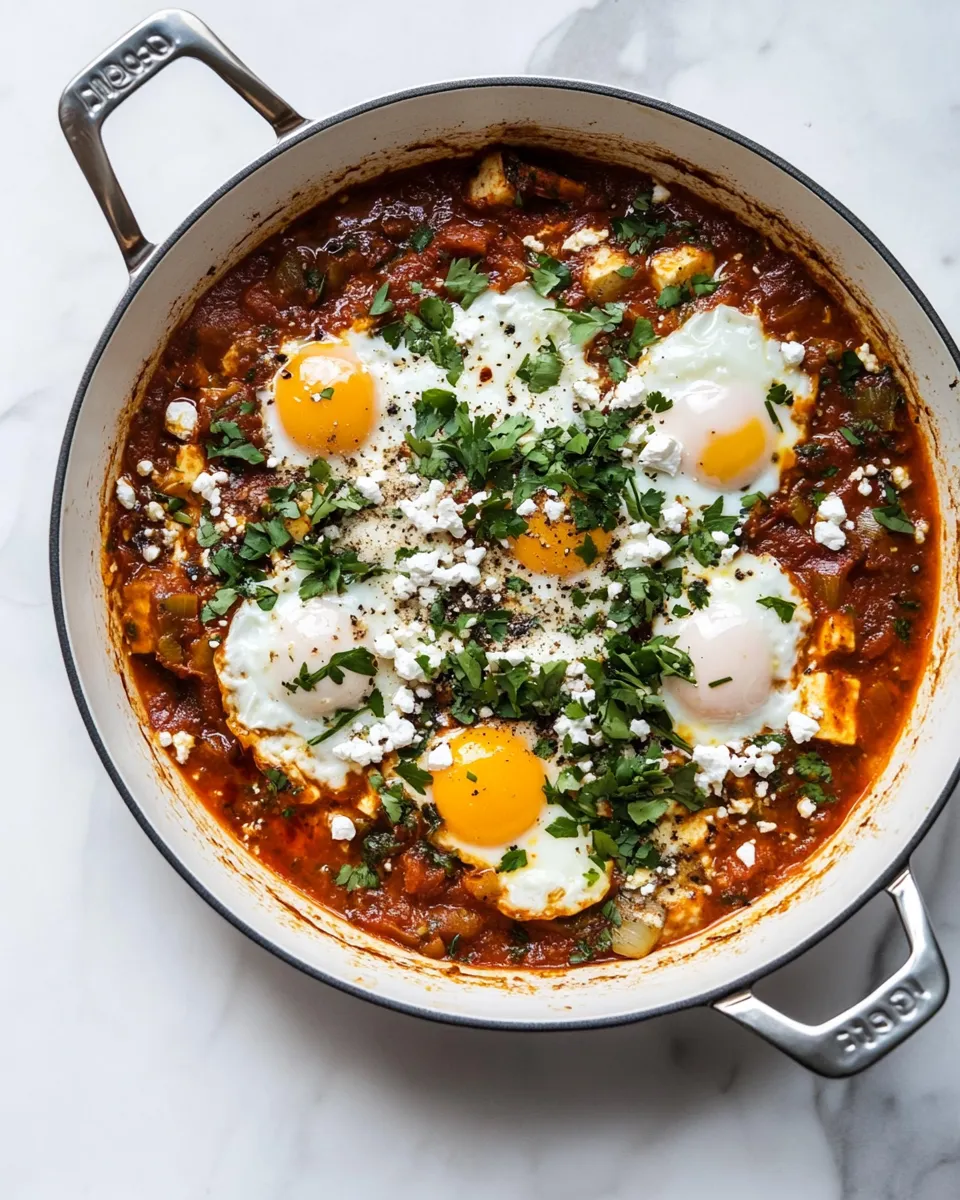 Homemade Moroccan Eggs Shakshuka photo