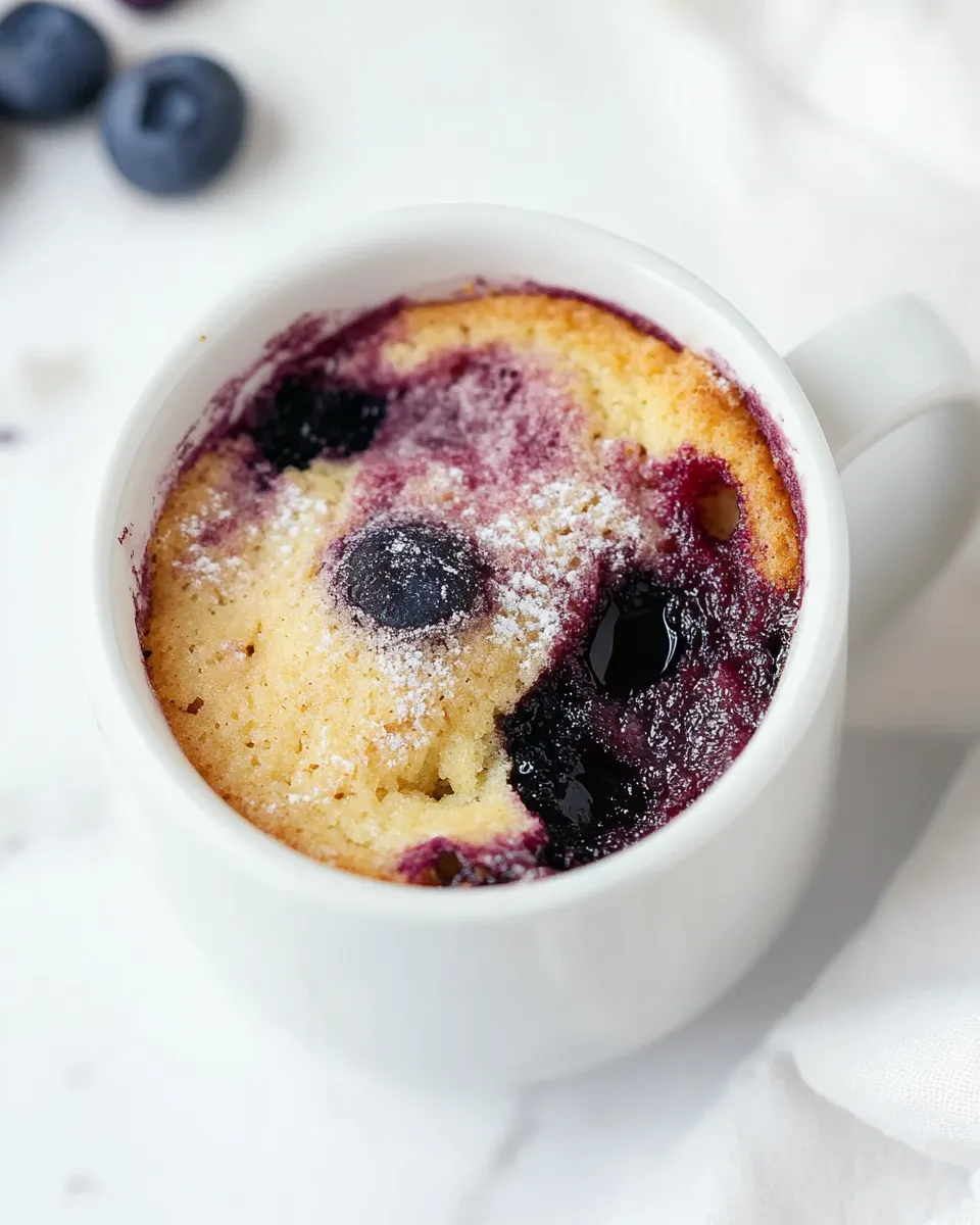 Healthy Muffin In A Mug shot