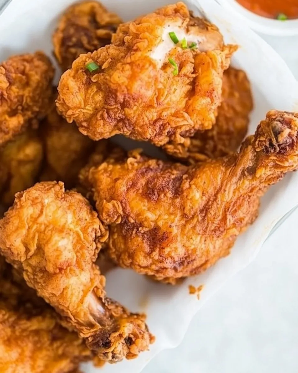 Delicious Nashville Fried Chicken shot
