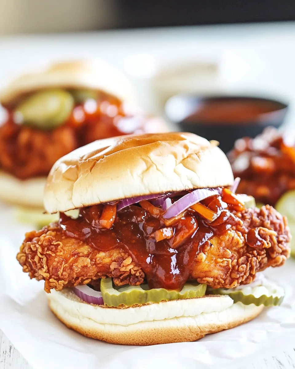 Delicious Nashville Hot Chicken Sandwich Recipe picture