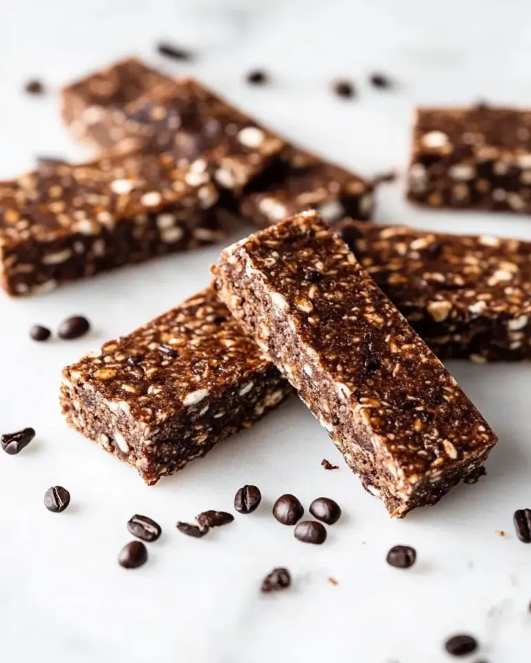 Easy No-Bake Mocha Protein Bars photo