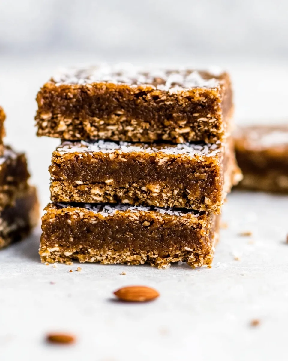 Easy No-Bake Whole30 Apple-Almond Butter Bars image