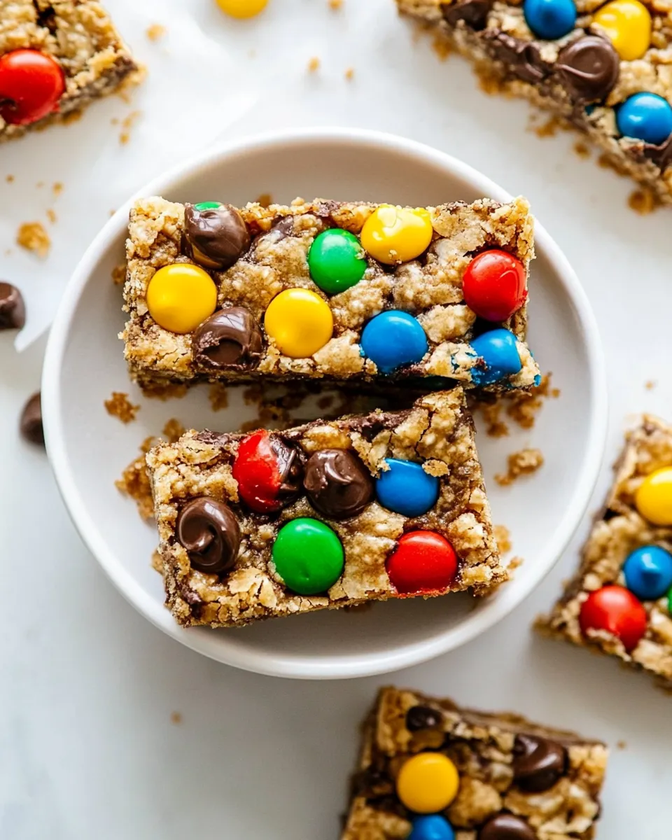 Best No Bake Monster Cookie Bars recipe photo