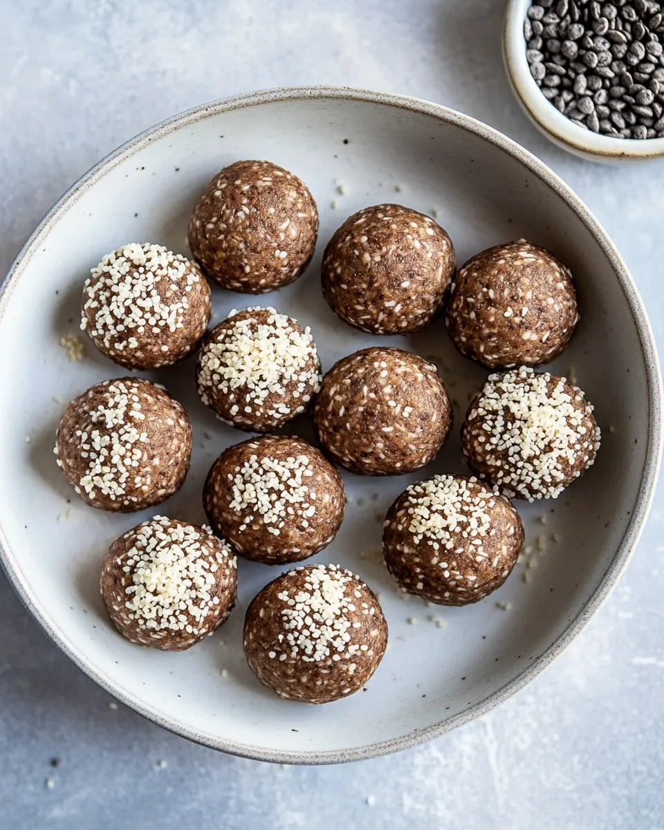 Easy No Bake Protein Power Balls recipe photo