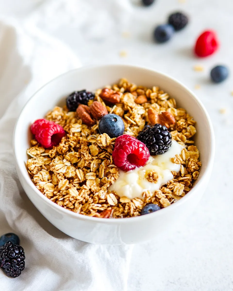 Easy Nut-Free Granola recipe photo
