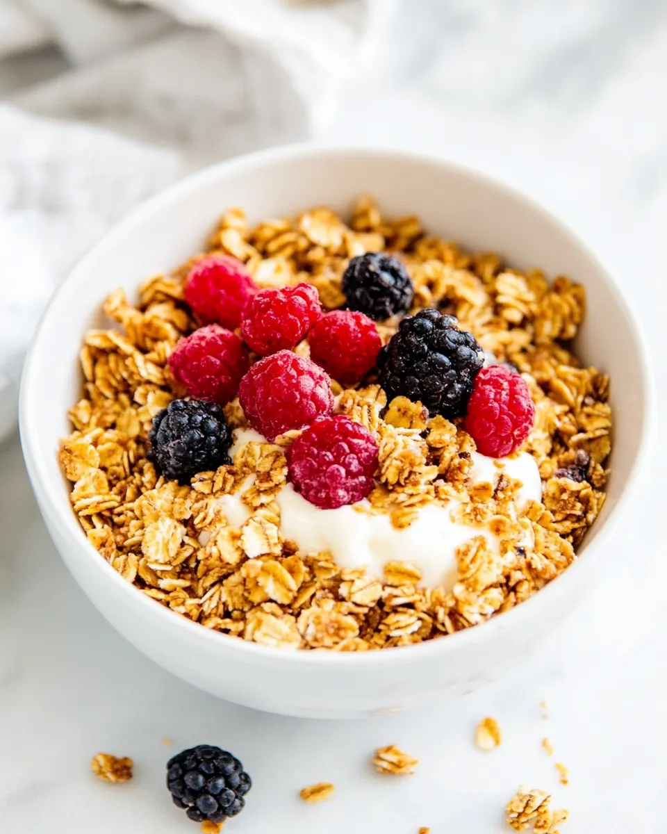 Delicious Nut-Free Granola shot