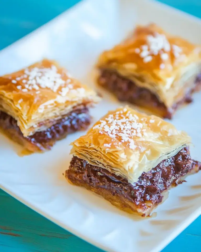 Homemade Nutella Chocolate Chip Baklava photo