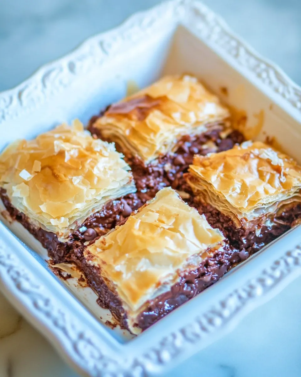 Classic Nutella Chocolate Chip Baklava image