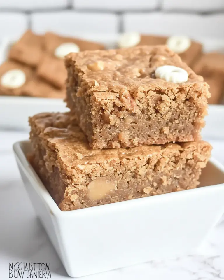 Homemade Nutter Butter Butterscotch Blondies photo