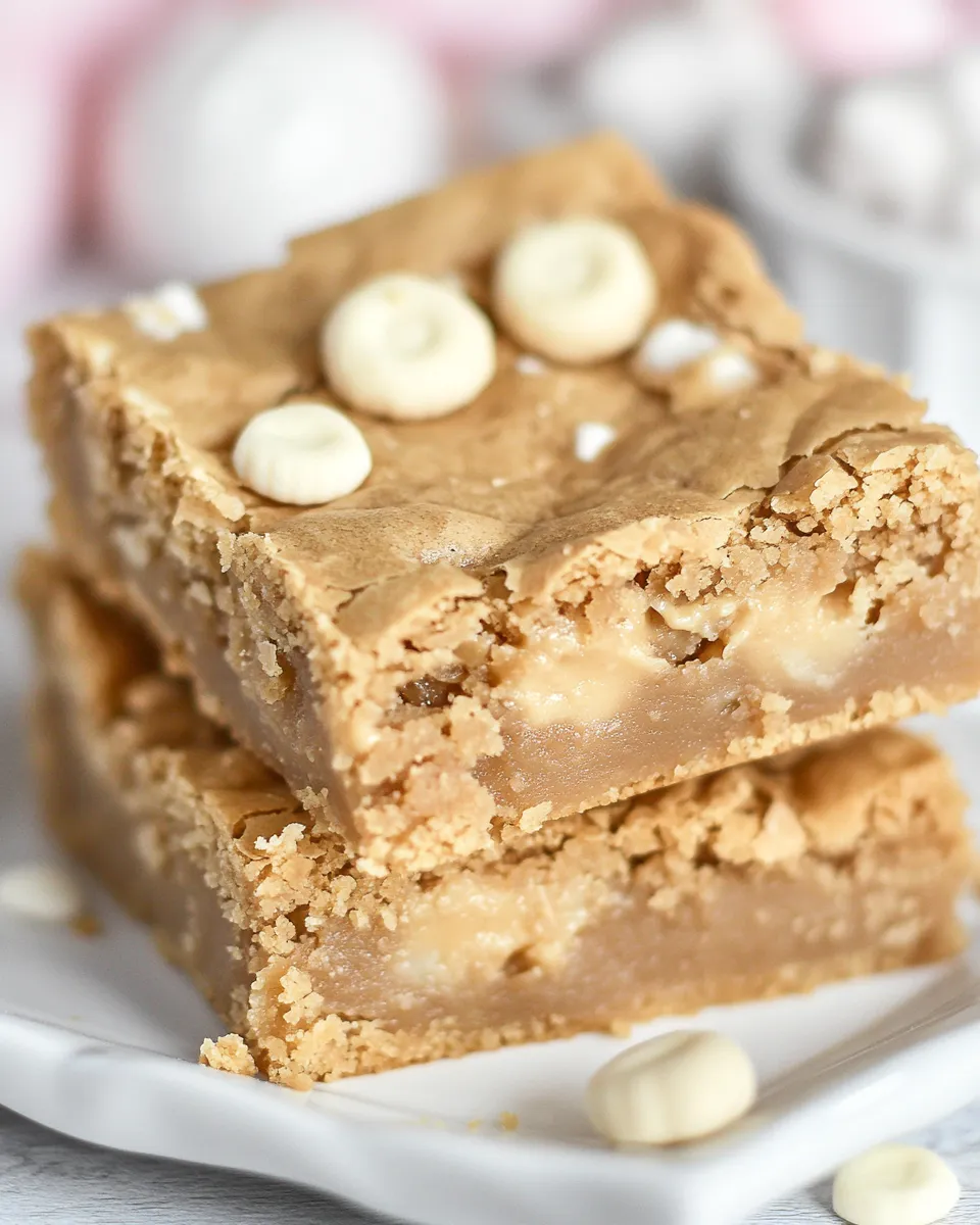 Delicious Nutter Butter Butterscotch Blondies image